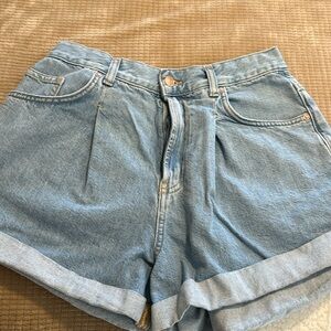 Free people loose fit wide leg shorts size small
